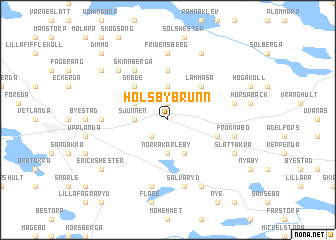 map of Holsbybrunn