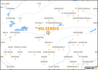 map of Hölseböke