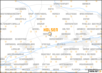 map of Holsen