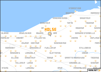 map of Holse