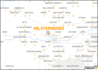 map of Holsterhausen