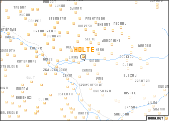 map of Holtë