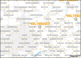 map of Holthausen