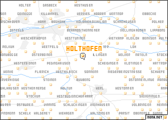 map of Holthöfen