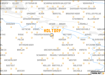 map of Holtorf