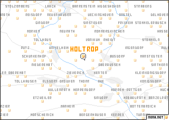 map of Holtrop