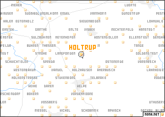 map of Holtrup