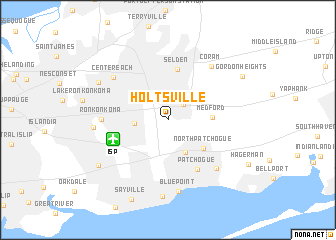 map of Holtsville