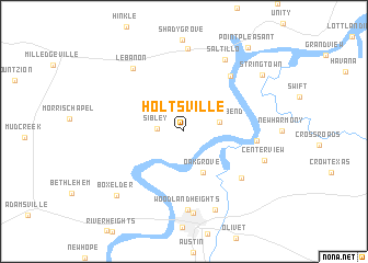 map of Holtsville