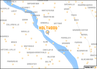 map of Holtwood