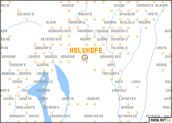 map of Holukofe