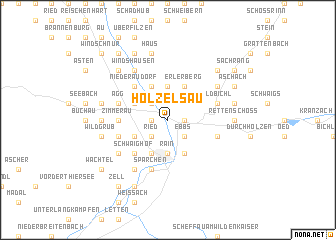 map of Hölzelsau