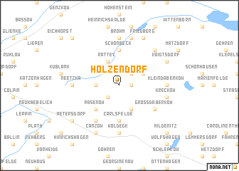 map of Holzendorf