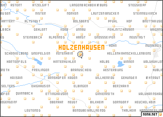 map of Hölzenhausen