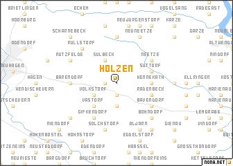 map of Holzen