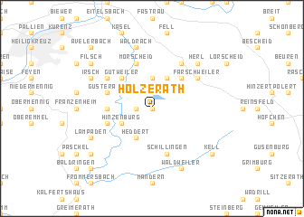 map of Holzerath