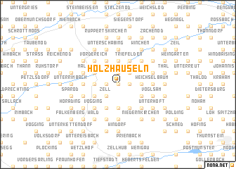 map of Holzhäuseln