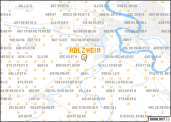 map of Holzheim