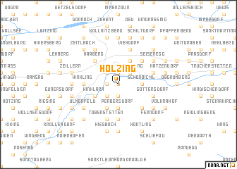 map of Holzing