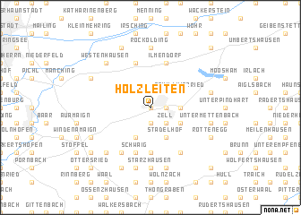 map of Holzleiten