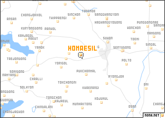 map of Homaesil
