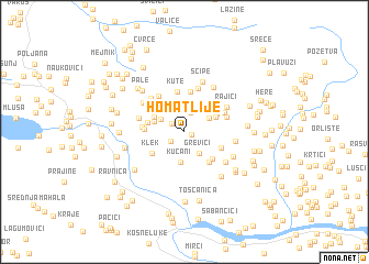 map of Homatlije