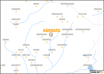 map of Ho-mawng