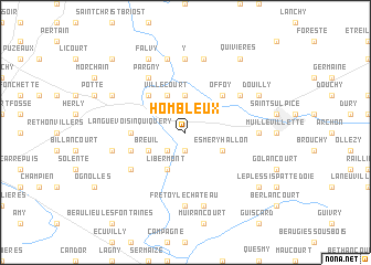 map of Hombleux