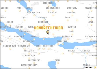 map of Hombrechtikon