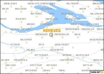 map of Homburg