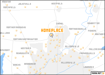 map of Home Place