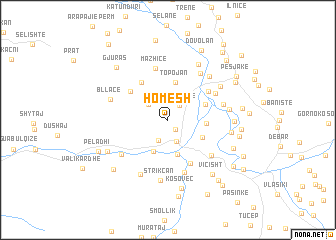 map of Homesh