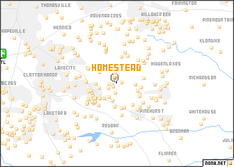 map of Homestead