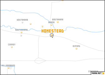 map of Homestead