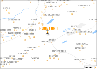 map of Hometown