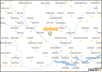 map of Hom Hao