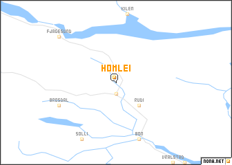 map of Homlei