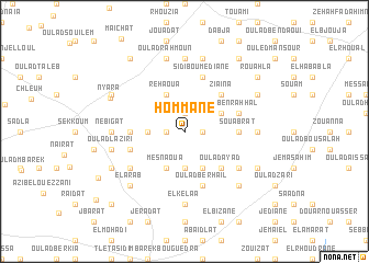 map of Hommane