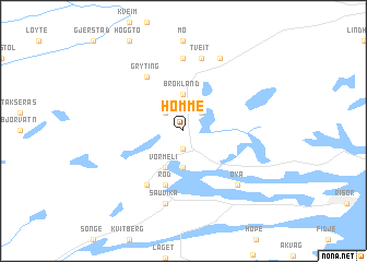 map of Homme