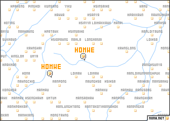 map of Ho-mwè