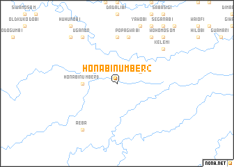 map of Honabi Number 2