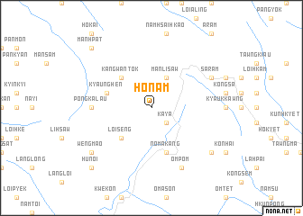 map of Honam