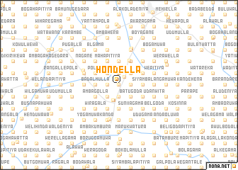 map of Hondella