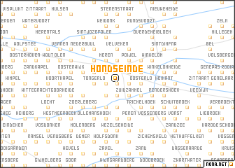 map of Hondseinde
