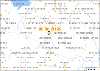 map of Honduritas