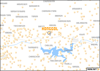 map of Hong-gol