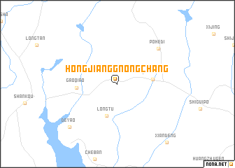 map of Hongjianggnongchang