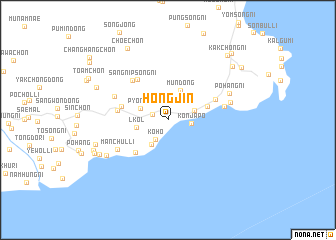 map of Hongjin