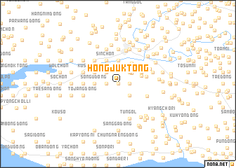map of Hongjuk-tong