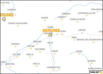 map of Hongmao